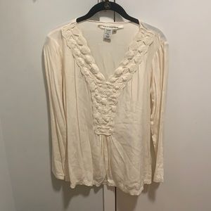 Max Studio flowy long sleeve shirt